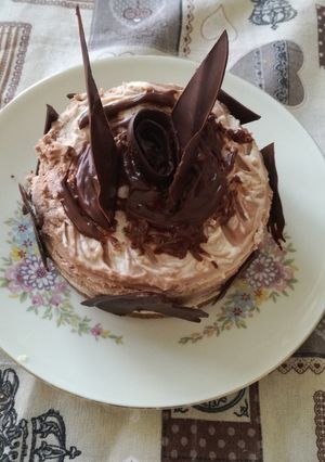 Foto di Fiamma di cioccolato con crema namelaka al marron glacé