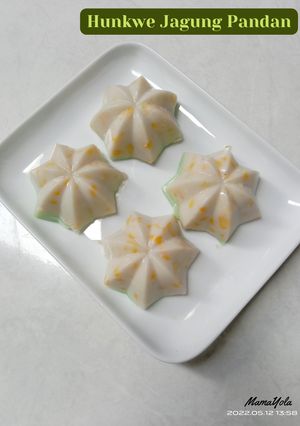 Foto resep Hunkwe Jagung Pandan