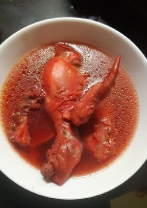 Foto resep Ayam kuah merah (angkak)