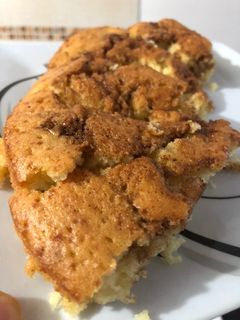 عکسی از دستور کیک سیب و دارچین🤪😋