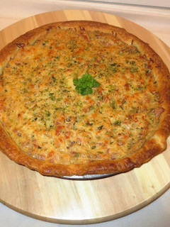 Una foto de Quiche de hojaldre