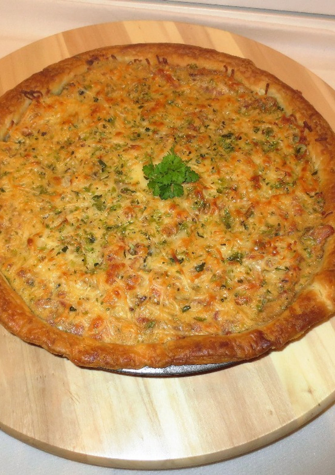 Una foto de Quiche de hojaldre