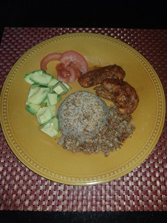 Una foto de Trigo con pechuga de pollo