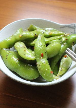 涼拌毛豆 的食譜成品照片