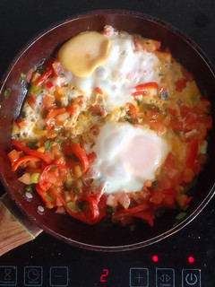 Una foto de Huevos rancheros instantáneos