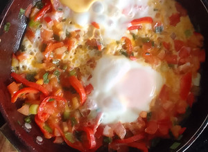 Una foto de Huevos rancheros instantáneos