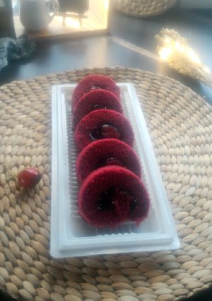 Foto resep Red velvet roll cake