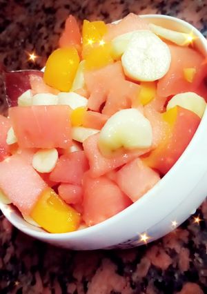 صورة لوصفة سلطة فواكه 😋