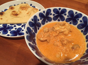 A picture of Authentic Indian "Butter Chicken Curry" バターチキンカレー Gluten Free.