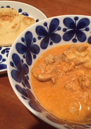 A picture of Authentic Indian "Butter Chicken Curry" バターチキンカレー Gluten Free.