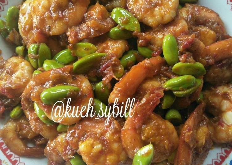 Udang pete saos padang