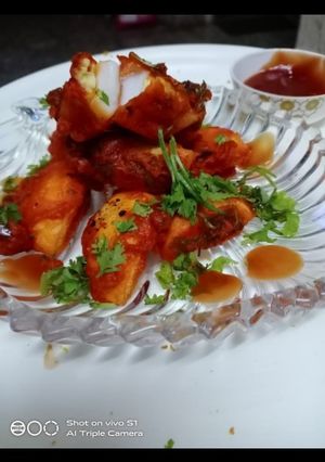 A picture of Egg Manchurian dry.