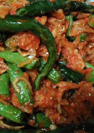 Foto resep Sambal Teri Kacang Panjang