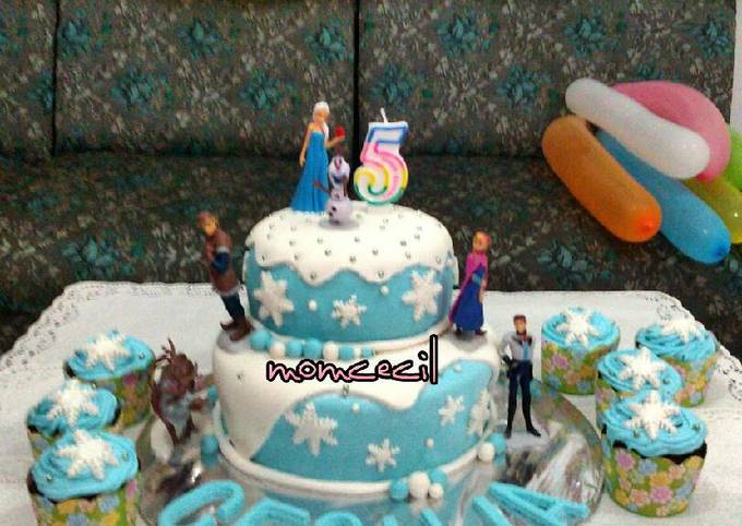 Resep Birthday Cake Frozen, Lezat Sekali