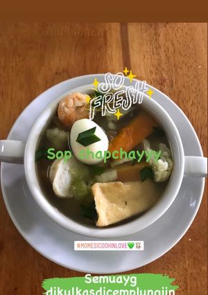 Foto resep SOP cap-cay