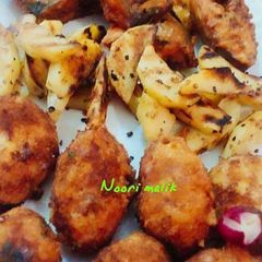 A picture of Potato Fish Cutlets.