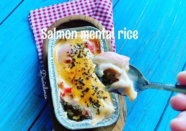 Salmon Mentai Rice