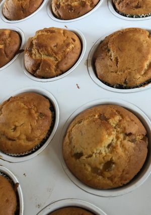 Muffin kandírozott citrommal recept fotója