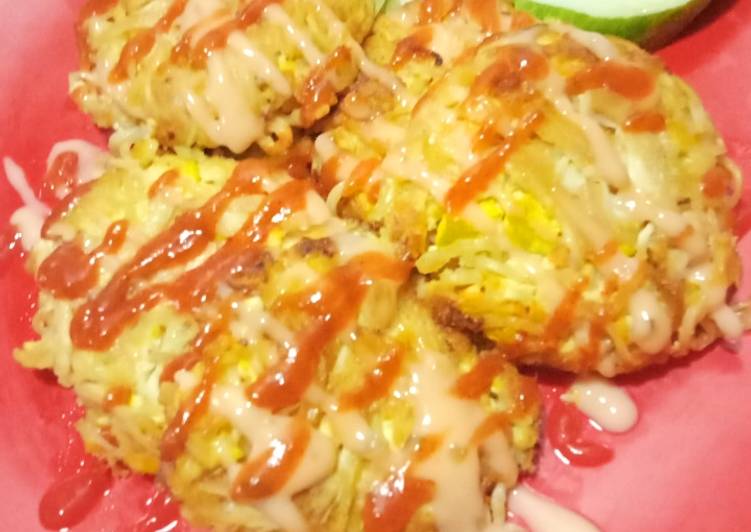 Perkedel Mie Tahu Ayam