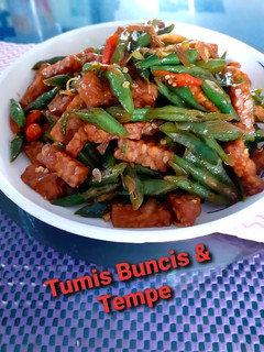 Foto resep 81.Tumis buncis dan tempe