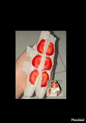 Foto resep Sandwich strawberry (anak kos)