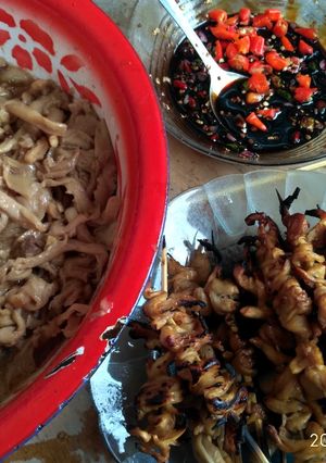 Foto resep Sate jamur tiram