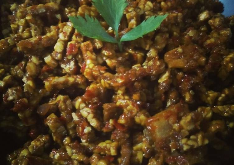 Orek Tempe Kering Pedas Manis