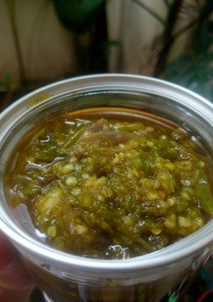 Foto resep Samba Lado Hijau Ala Urang Minang
