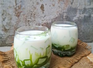 Foto resep Es Agar-agar Matcha
