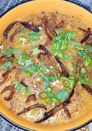 A picture of Chicken Haleem.