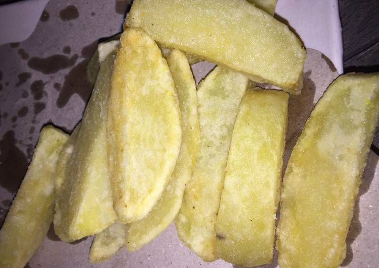 Resep: Potato Wedges no baked (kentang goreng) yang Gurih