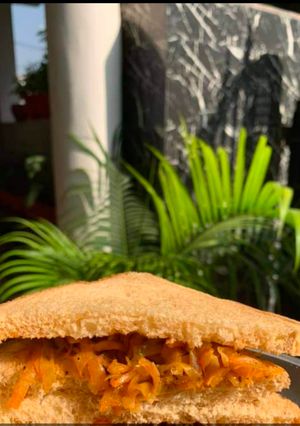 A picture of Easy Peasy Cabbage Sandwich.