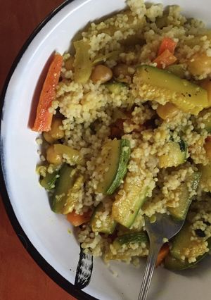 Una foto de Cous cous vegano
