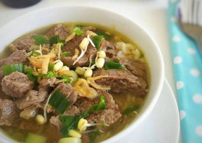 Soto daging kuah bening