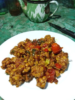 Foto resep Tumis tempe pedas manis