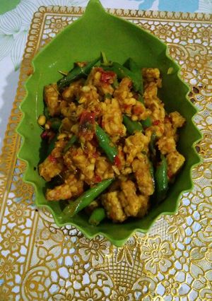 Foto resep Balado kuning tempe with buncis