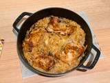 Greek Lemon Chicken Rice ala Recipetin uenak pake banget!