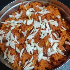 Gajar ka halwa A picture of Gajar ka halwa.