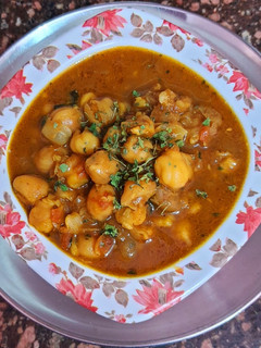क्रीमी मसाला छोले (creamy masala chhole) in Hindi recipe रेसिपी मुख्य फोटो