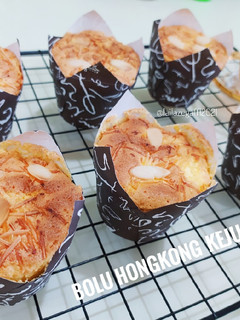 Foto resep Bolu Hongkong Keju Almond
