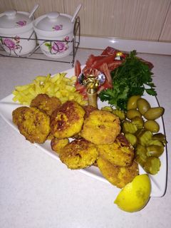 عکسی از دستور ناگت مرغ