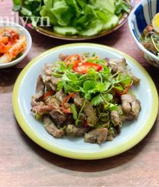 thịt xào sả ớt