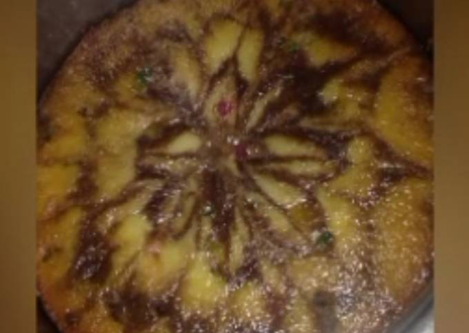 Eggless marble cake Recipe