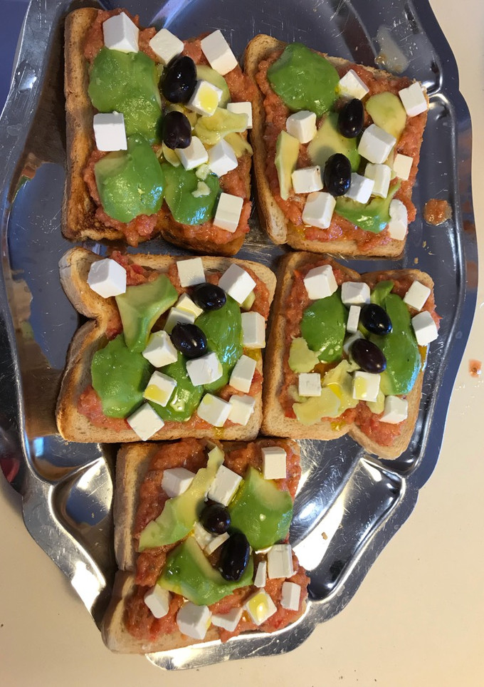 Una foto de Tostas Aguacate