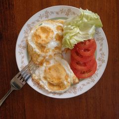 A picture of Fried eggs.