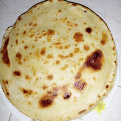 A picture of White chapati#author marathon.