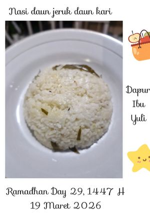 Foto resep Nasi daun jeruk daun kari