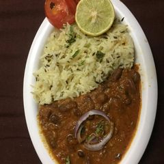 Rajma chawal A picture of Rajma chawal.
