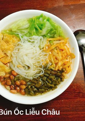Hình của món Bún Ốc Liễu Châu.