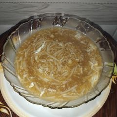 A picture of Soupy Noodles.